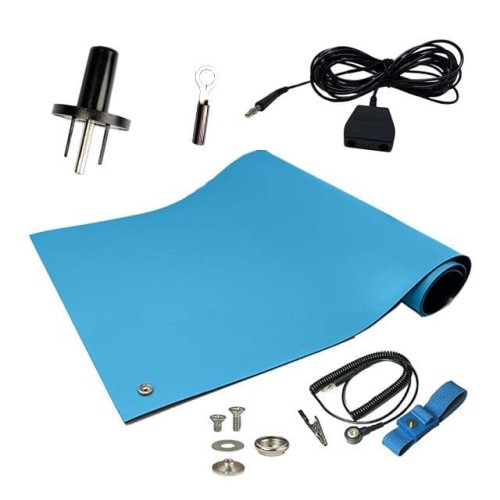 24"X72"X0.08", LIGHT BLUE, 2 LAY