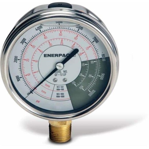 GAUGE, LIQUID FILLED, PSI/LBS.