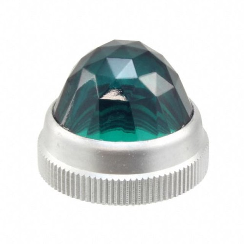 LENS GREEN PANEL MOUNT THREADED