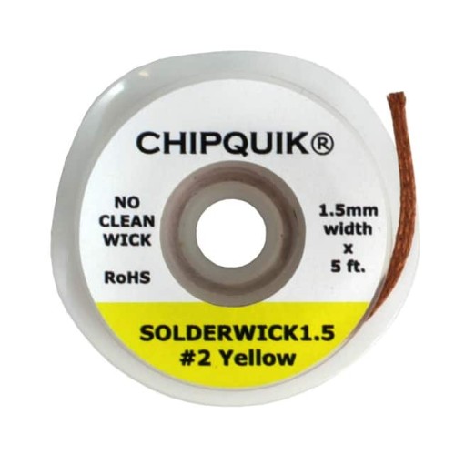 1.5MM SOLDER WICK NO CLEAN