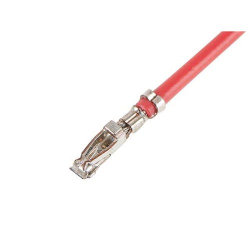 PRE-CRIMP RED F-S 75MM 24AWG