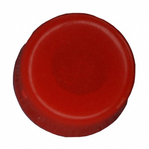 CAP PUSHBUTTON ROUND RED