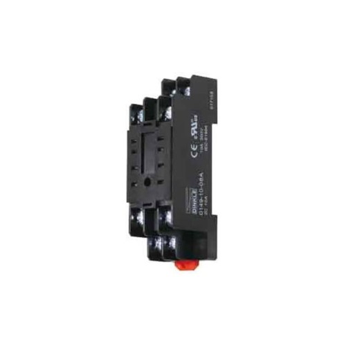 RELAY SOCKET 8 POSITION DIN RAIL