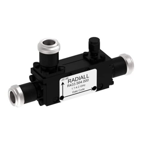 COUPLER: N 1.7-4.2GHZ 20DB FLAT