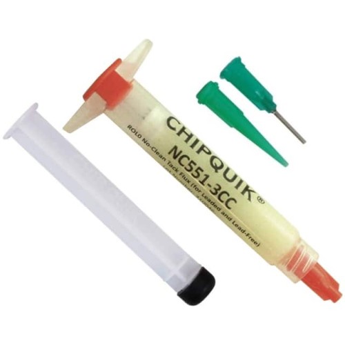 ROL0 NO-CLEAN TACK FLUX IN A 3CC