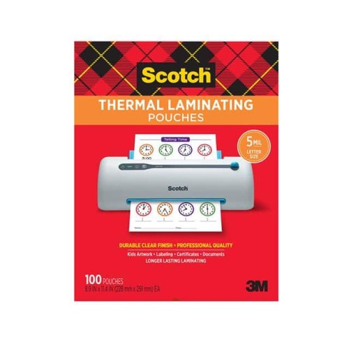 SCOTCH THERMAL POUCHES 5 MIL TP5