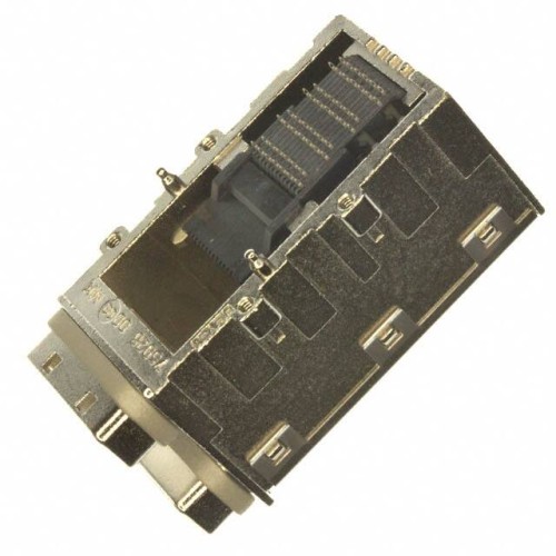 CONN SAS RCPT W/CAGE 2X1 52P R/A