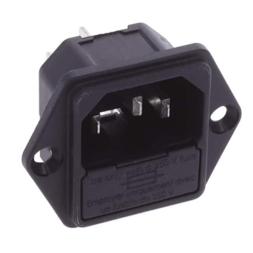 PWR ENT MOD RCPT IEC320-C14 PNL
