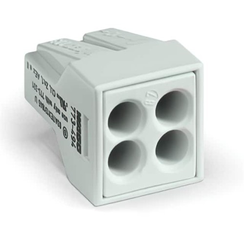 PUSH WIRE CONNECTOR; 4-CONDUCTOR