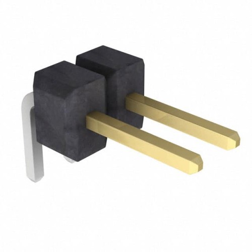 CONN HEADER R/A 2POS 2.54MM