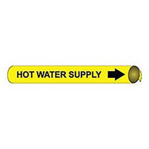 PIPE MARKER, PRECOILED AND STRAP