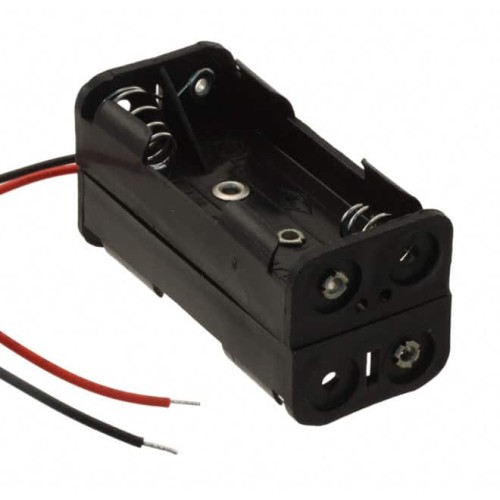 BATT HOLDER AAA 4 CELL 6" LEADS