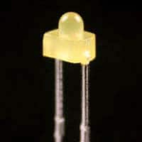 LED YELLOW DIFFUSED T/H