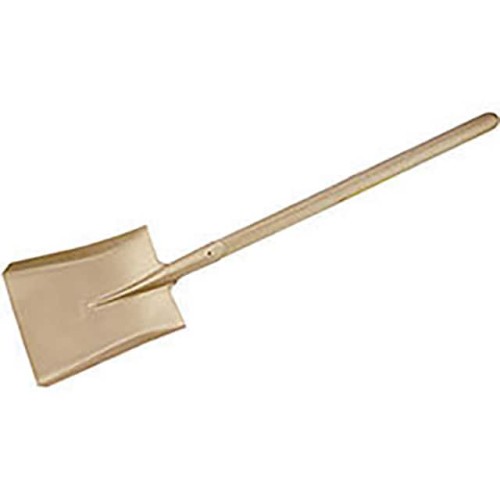 SQUARE SHOVEL, ALUMINUM BRONZE,