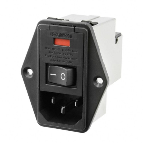 PWR ENT MOD RCPT IEC320-C14 PNL