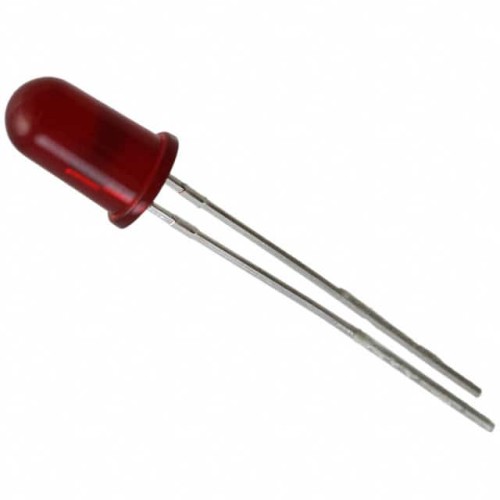 LED RED DIFFUSED T-1 3/4 T/H