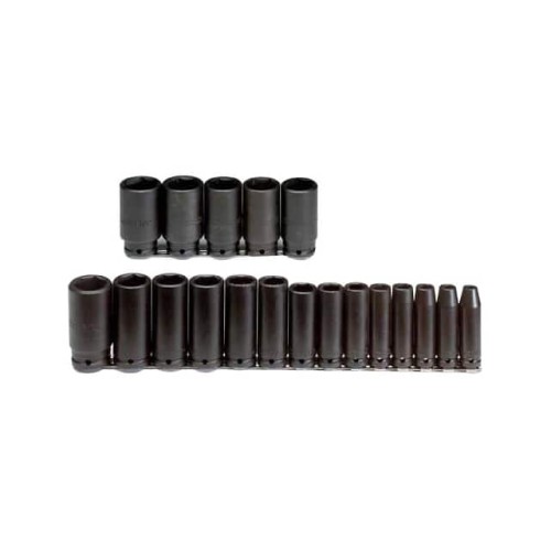 1/2" DRIVE 19 PIECE DEEP IMPACT