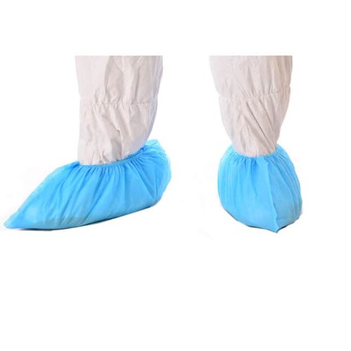 SHOE COVER ANTI-SKID BLUE XL
