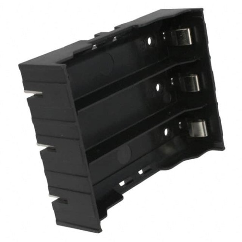 BATT HOLDER 18650 3 CELL PC PIN