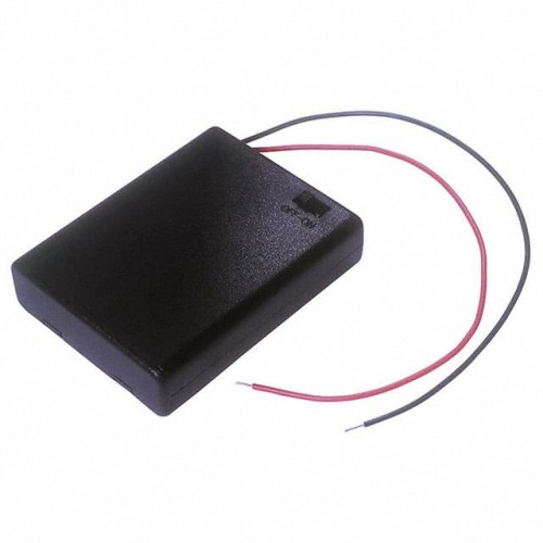 BATT HOLDER AAA 4 CELL 6" LEADS