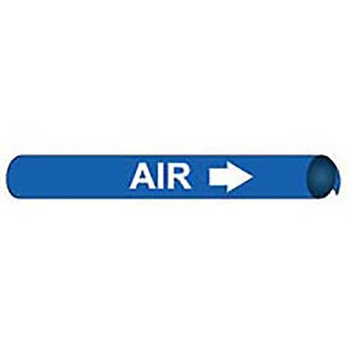 PIPE MARKER, PRECOILED AND STRAP