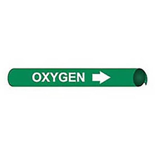 PIPE MARKER, PRECOILED AND STRAP