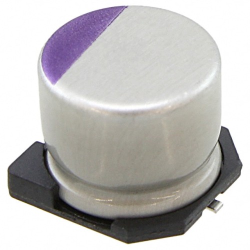 CAP ALUM POLY 270UF 20% 10V SMD