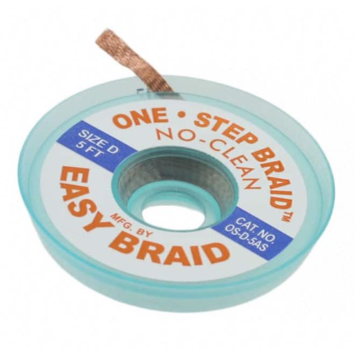DESOLDER BRAID NO-CLN 0.1" 5'