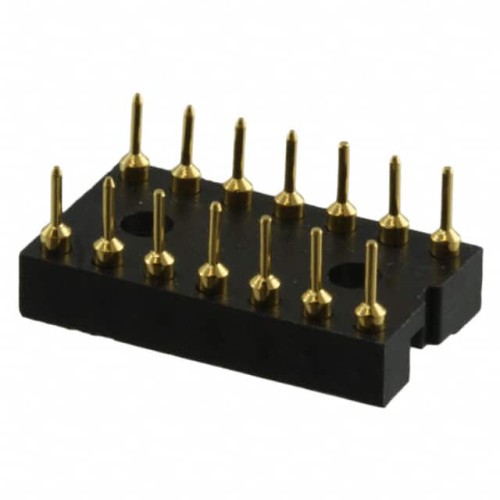 CONN IC DIP SOCKET 14POS GOLD