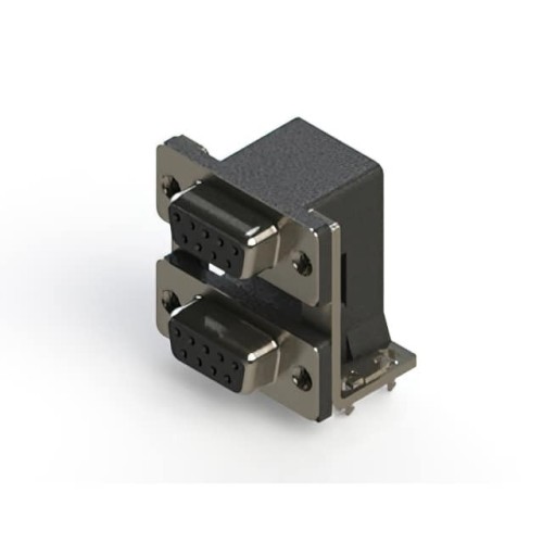 CONN D-SUB RCPT 9POS R/A SLDR