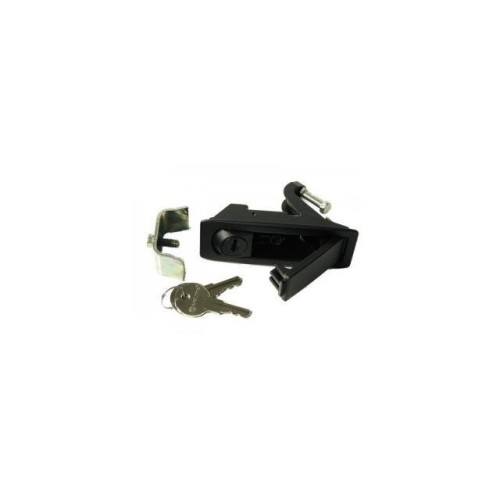 LEVER LATCH BLK W/LOCK