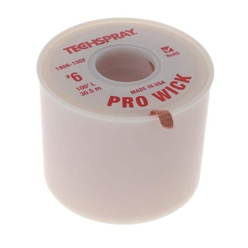 DESOLDER BRAID ROSIN 0.193" 100'