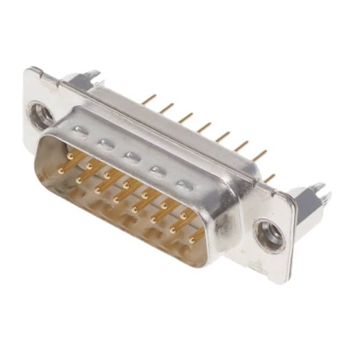 CONN D-SUB PLUG 15POS VERT SLDR