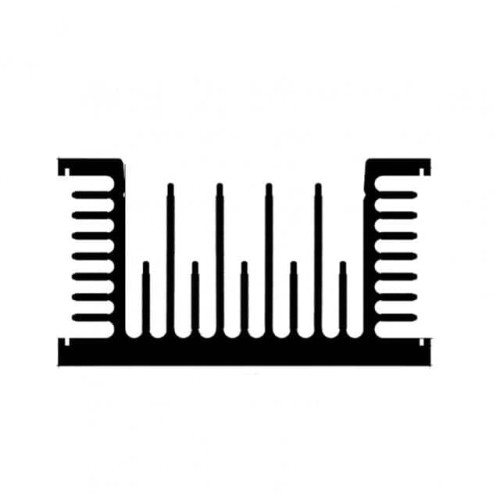 EXTRUDED HEATSINK 151X250MM