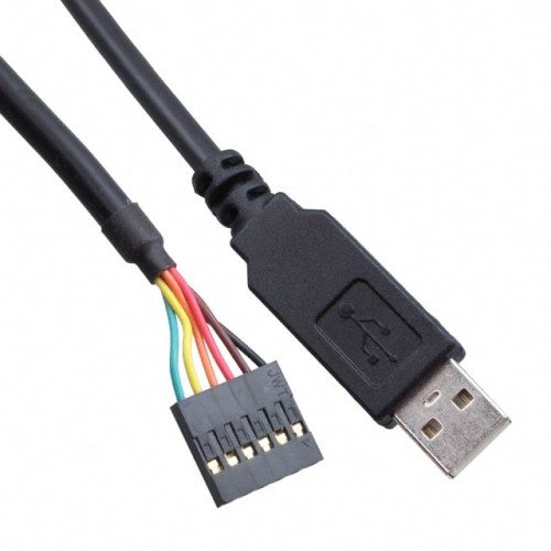 CABLE USB TO UART 5V .1" CONN