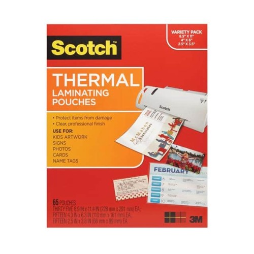 SCOTCH THERMAL POUCHES TP-8000-V