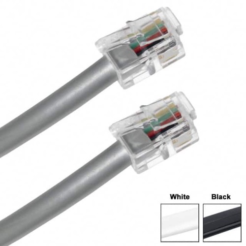 CABLE MOD 4P4C PLUG TO PLUG 14'