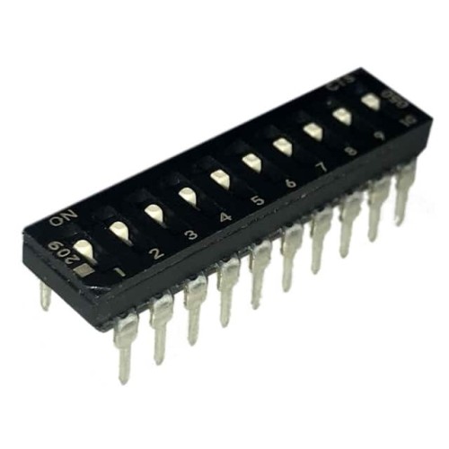 SWITCH SLIDE DIP SPST 100MA 20V