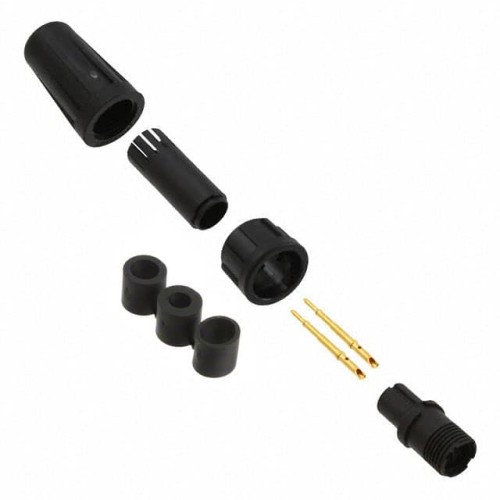 CONN PLUG MALE 2POS GOLD CRIMP