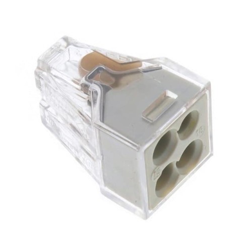 PUSH WIRE CONNECTOR; 4-CONDUCTOR