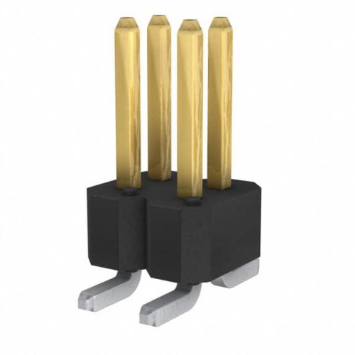 CONN HEADER SMD 4POS 2.54MM