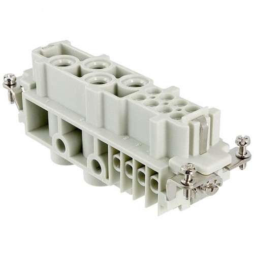 INSERT FEMALE 4+8POS+1GND SCREW