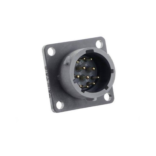 SQUARE FLANGE RECEPTACLE, WITHOU