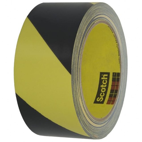 TAPE MARKING BLACK/YLW 2"X 36YDS