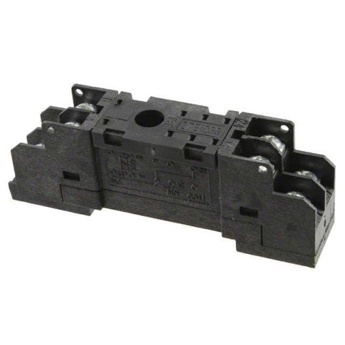 RELAY SOCKET 8 POSITION DIN RAIL