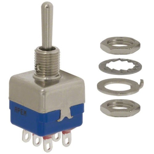 SWITCH TOGGLE DPDT 4A 125V
