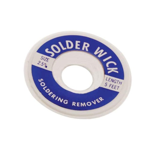 DESOLDER BRAID NO-CLN 0.1" 5'