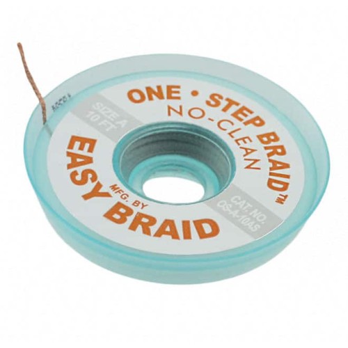 DESOLDER BRAID NO-CLN 0.025" 10'