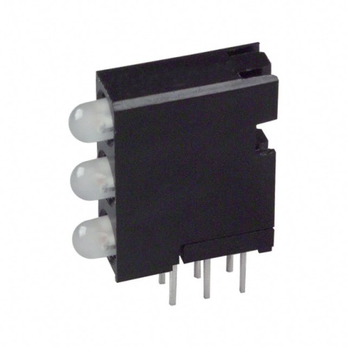 LED 3HI 3MM YEL/GRN BICLR PC MNT