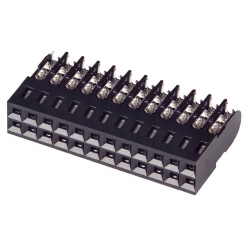 CONN RECEPT 24POS .100 IDC GOLD